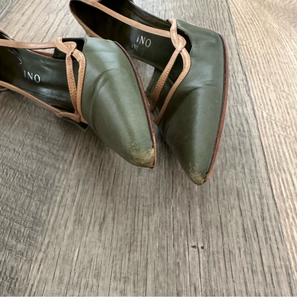 Valentino Pointy High Heels Designer Italian Shoes 37.5 - Picture 5 of 10